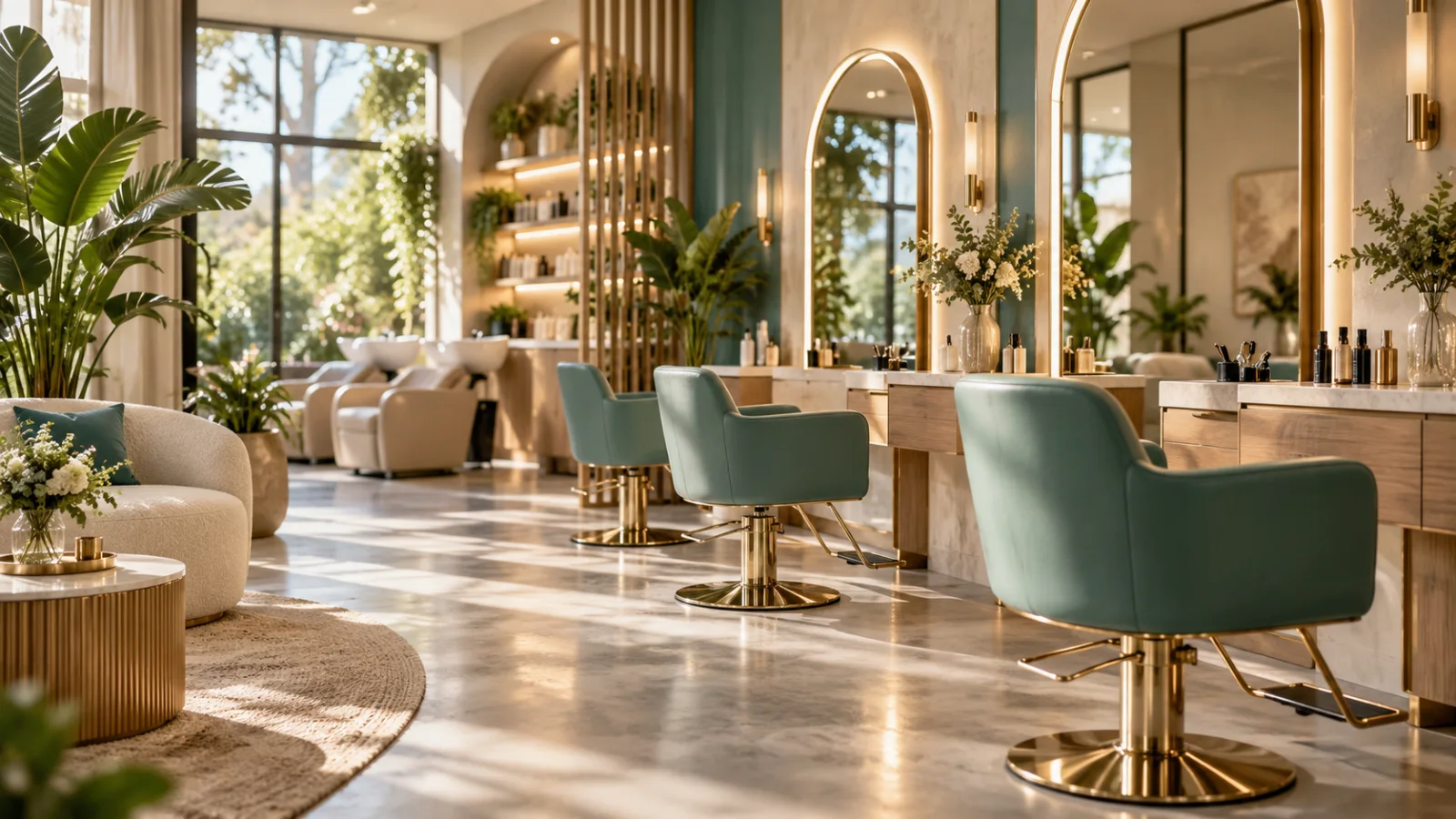 Beauty salon interior