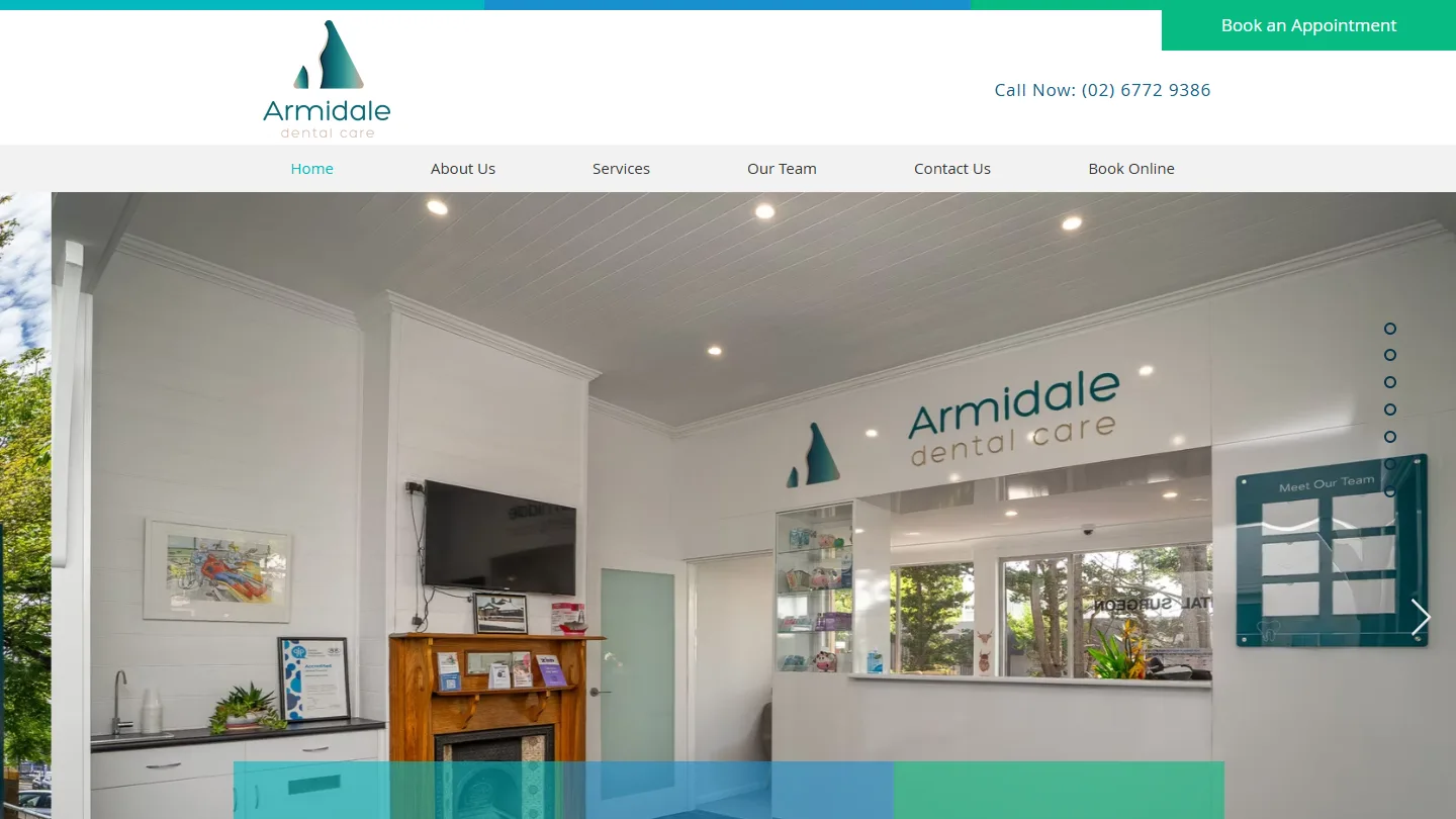 Armidale Dental Care website