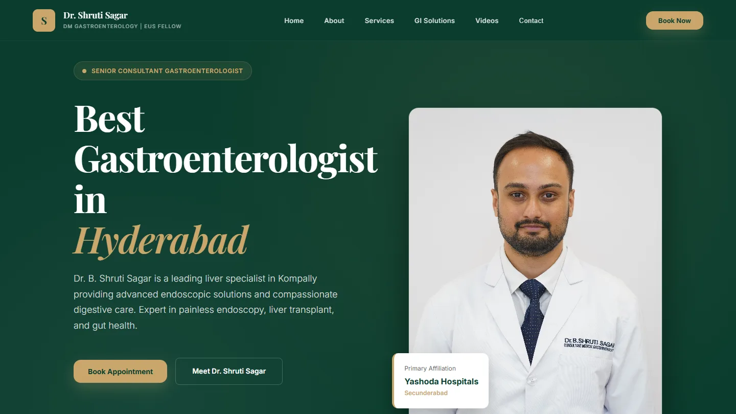Dr Shruti Sagar website